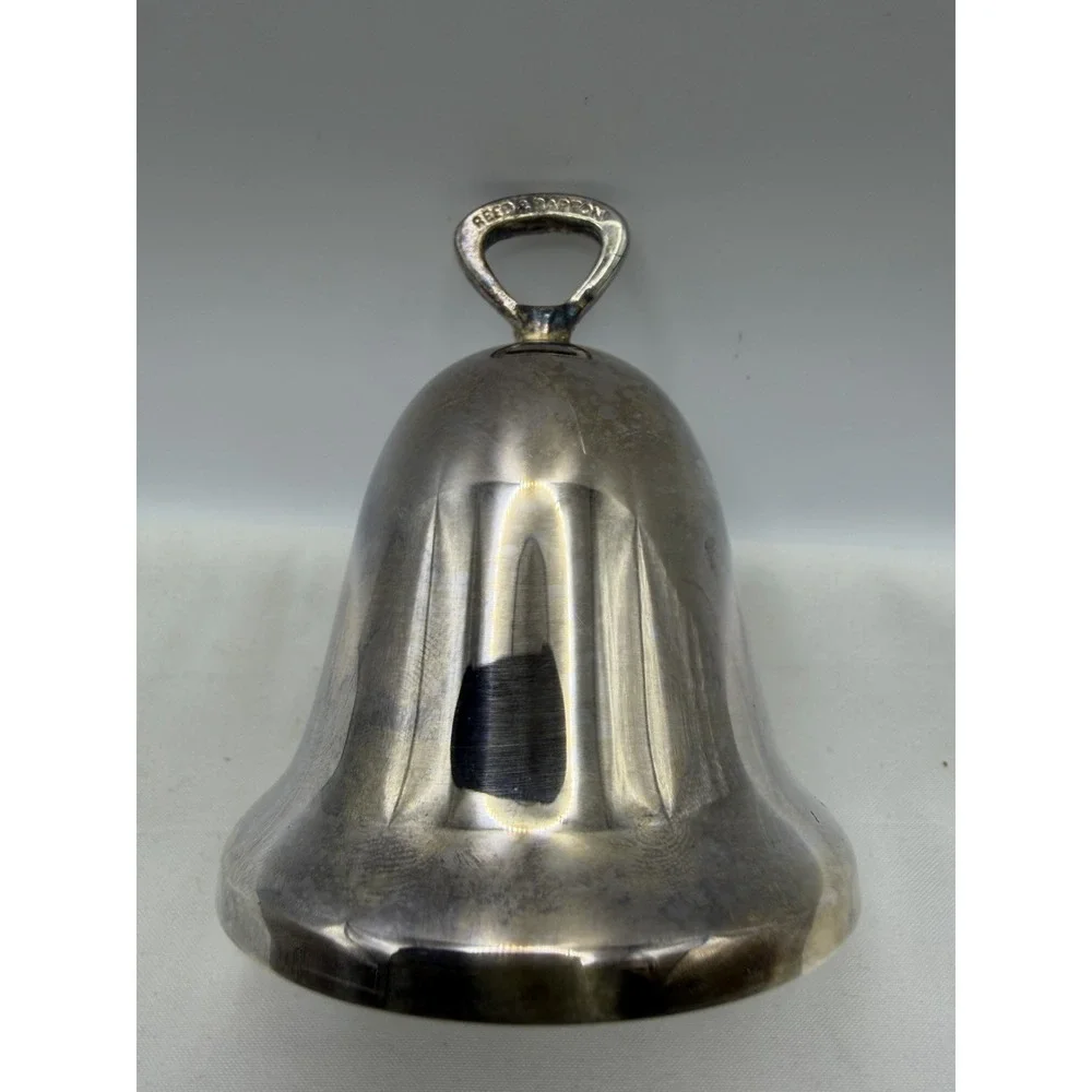 Vintage 1999 Reed & Barton Sliver Plated Christmas Bell Ornament